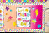 Teacher Created Resources Better Than Paper Bulletin Board Roll Pink and Orange Color Wash