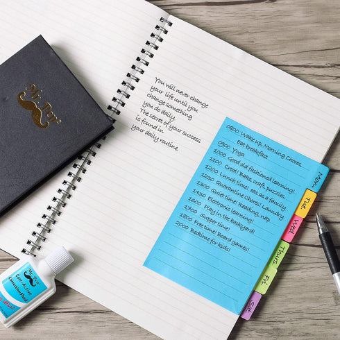 Mr. Pen Sticky Notes Set, 410 Pack, School and Office Supplies, Planner Sticky Note Dividers Tabs, Book Notes