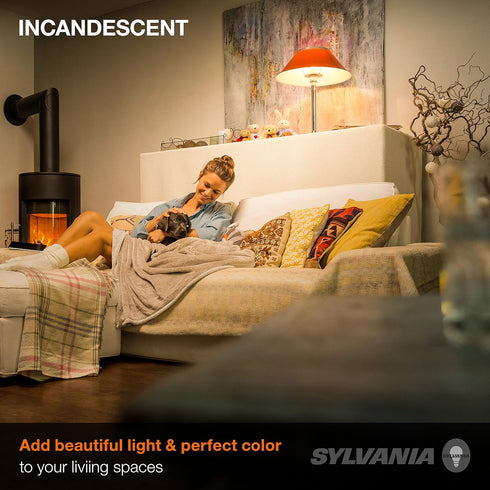 Bulb, 25W A19, Dimmable, 160 2850K, 2 Pack (10562) Sylvania Incandescent Light Medium Base, Lumens, Soft White