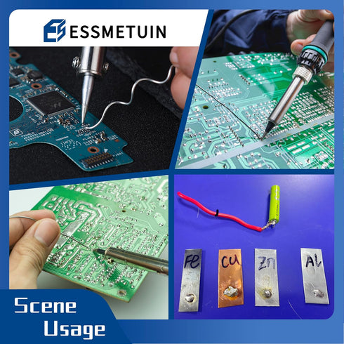 Solder for Aluminum Soldering, Lead Free Core Solder for Stainless Steel/Nickel Sheet, 1.4oz/2pack
