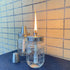 Mason Jar Tabletop Torch Kits, 4 Pack with Longlife Fiberglass Wicks and Stainless Steel Lids