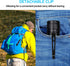 2000 DARKBEAM LED Flashlight Rechargeable USB High Lumens, Small and Bright Pocket Flashlights, Focus Adjustable Water