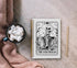 Overthinker Tarot Card Journal, Gothic Skull Notebook, Witchy Spiral Notebook 5.5x8.3, Goth Office Supplies