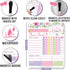 Magnetic Chore Chart for Kids - Good Behavior Chart, Dry Erase Daily Weekly Responsibility List, Princess Board