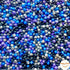 Happy Minds (4 Outer Space Sensory Bin Filler Cups) - Black Beans & Colorful Chickpeas - Cosmic Sensory Play