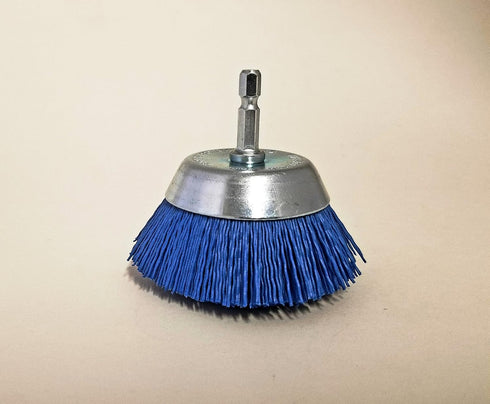 Dico Nyalox Cup Brush 21/2-Inch Blue 240 Grit, 541-786-21/2