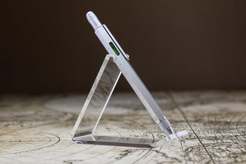 Troika Construction Ballpoint Pen in Silver (PIP20SI)
