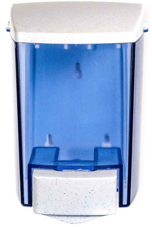 S30TBL 30 oz. San Jamar Classic Bulk Liquid/Lotion Soap & Hand Sanitizer Dispenser, Capacity, Arctic Blue