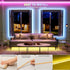 5V 4.92ft/1.5m PAUTIX USB COB RGB LED Strip Light Color Changing Light Strips,TV Backlight Multicolor Flexible Under