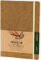Pentalic 6" x 8" Pocket Sketchbook Traveler Journal, 160 Pages, Metallic Gold