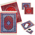 Hushee 4 Pcs Style Carpet Mouse Pad Mini Vintage Coasters Oriental Mouse Pad