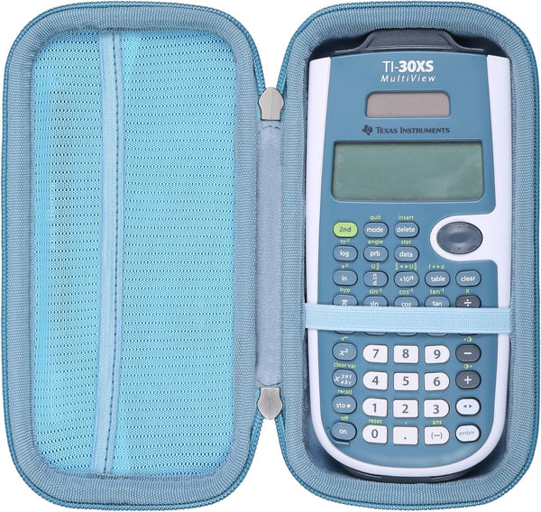 Khanka Hard Travel Case for Texas Instruments TI-30XS MultiView/TI-36X Pro Calculator, Case Only (Blue)