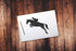 Reusable Horse Jumping Stencil 11" x 8.5" - Custom Equestrian Design for Crafts