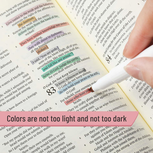 Mr. Pen Aesthetic Highlighters - 12 Pack Chisel Tip Muted Pastel Colors for School and Journaling