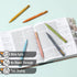 Mr. Pen Aesthetic Pens, 6 Pack, Black Ink, Fast Dry, No Smear Fine Point Ballpoint Pens for Note Taking