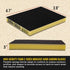 120 10 4.7" 3.9" Dura-Gold Grit Double-Sided Sanding Sponges, Box of - Performance Flex x Wet or Dry Flexible Softback