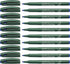 Schneider Topwriter 157 Fiber Tip Pen, 0.8 mm, Green Barrel, Box of 10