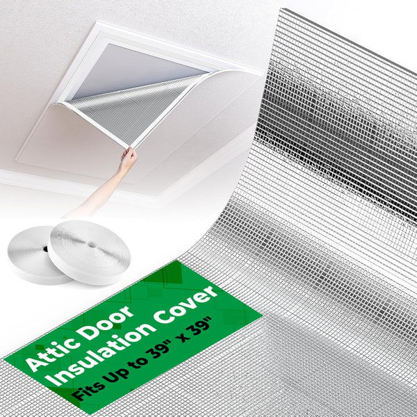 Forestchill Attic Door Insulation Cover, Attic Stairs Ceiling Shutter Seal Cover with