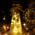 10 Pack 20 Decorman Upgraded Solar Wine Bottle Lights LEDs Waterproof Silver Wire Cork Lights for Party, Wedding