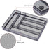WuGeShop Desk Drawer Organizer | 6 Compartments Mesh Tray for Stationery & Office Supplies, Black