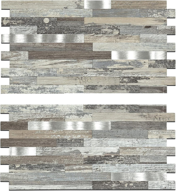 Midcard 20 Sheets Peel and Stick Backsplash PVC Wall Tile,for Kitchen Backsplash