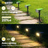 56 3000K IP65 4 Pack Ensenior Solar Spotlights Outdoor, LEDs Brightness Adjustable LED Solar Garden Lights, Halloween