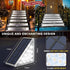 IP67 2PK AUDLES LED Solar Step Lights Waterproof Outdoor Stair Lights, Solar Deck Light Outdoor Decor Solar Decoration