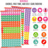 Mirida Planner Stickers – 1867 Daily Icons and Inspirational Stickers for Adults Calendar, Classic Pack for Budget,