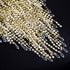 12.6 inches, 3 Waneway Acrylic Chandelier Shade, Ceiling Light Shade Beaded Pendant Lampshade with Crystal Beads