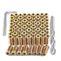 200 Pieces 1/4"-20 Wood Inserts Bolt, Furniture Screw in Nut Threaded Fastener Connector for Wood Furniture