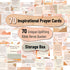 70 Mr. Pen- Prayer Cards, Unique Bible Verse, Mini Scripture Cards for Women and Men, with Verses for Christian