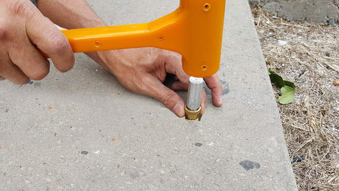 Loop Loc Aluminum Tamp Tool for Brass Anchors Installation