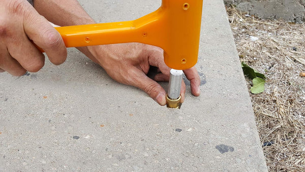 Loop Loc Aluminum Tamp Tool for Brass Anchors Installation