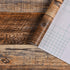 WENMER 17.71" x 78.7" Brown Wood Peel and Stick Wallpaper - Shiplap Self Adhesive Wallpaper for Cabinet Countertop
