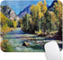 Wknoon Natural Landscape Mountains of Colorado with Forest and River Summer Foliage Idyllic