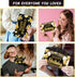 LUCKYQUBE 2pcs Happy Birthday Party Money Envelope for Cash Black Gold Birthday Party Cash Gifts Surprise Money or Gift