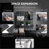 EHO Clamp On Desk Pegboard, Short Privacy Divider, Office Partition Panel, No Drill Desk Mounted Organization Board,
