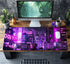 HaoSiTeck 4-Piece Set 35.4 15.7 Extended Large Mouse Pad for Women Men with Purple Anime Design Includes x XXL Large