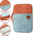 Mygreen Zipper Portfolio Organizer A4 Note Pouch, Waterproof Document Bags, Grey and Light Blue