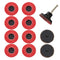 2 Inch Flap Disc 80 Grit, Surface Conditioning Disc with Quick Change Connection, 10+1 Pack