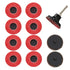 2 Inch Flap Disc 80 Grit, Surface Conditioning Disc with Quick Change Connection, 10+1 Pack