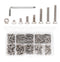 binifiMux 360pcs M3 Countersunk Flat Head Phillips Screws and Hex Nuts Kit, 304 Stainless Steel