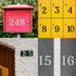 5 Inch Curb Stencil Kit, 20Pcs Reusable 14 Mil Mylar Plastic Numbers Stencils for Painting on Road, Wall