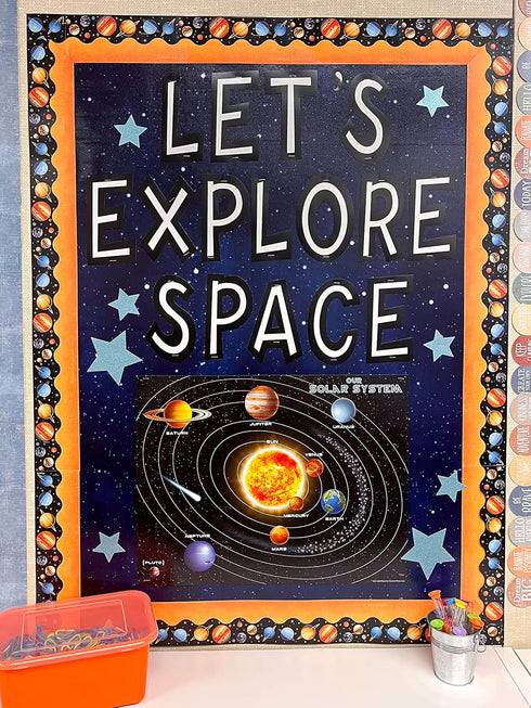 Teacher Created Resources Better Than Paper Bulletin Board Roll Night Sky