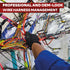 3/4-Inch 50-Foot (5-Pack), XFasten Wire Harness Tape, x High Temp Wiring Loom Harness, Self-Adhesive Felt Cloth
