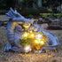 RCTTICUU Solar Dragon Garden Statues Outdoor Decor, Resin Dragon Figurine with Succulent and