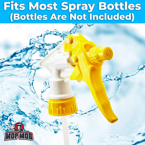 Leak-Free Chemical Resistant Spray Head 5 Pack, Industrial Spray Heads for Auto Detailing and Janitorial Supply