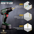 Damaged Screw Extractor Kit, 6 Piece Titanium Set for Hassle-Free Broken Bolt and Screw Removal