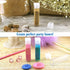 The Beadsmith Clear Plastic Tubes, 2 x .5 Inch Square with Flat Caps, Bag of 100
