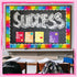 ERKE 60 Feet Bulletin Board Borders, Confetti Scalloped Rolled Border Trim for School, Classroom & Office Decoration